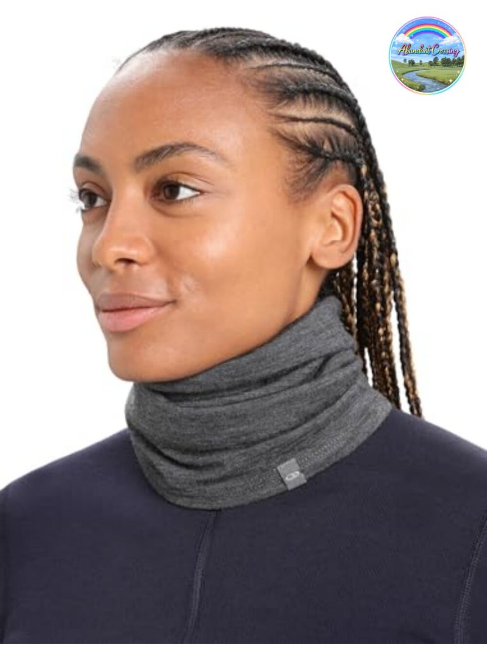 Merino Wool Neck Gaiter Ski Face Cover Breathable Winter